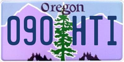OR license plate 090HTI