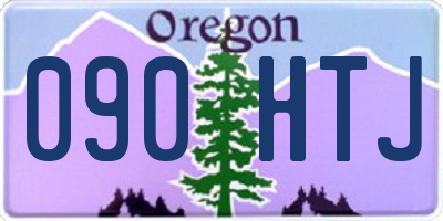 OR license plate 090HTJ