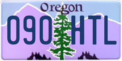 OR license plate 090HTL