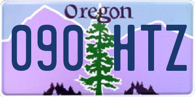 OR license plate 090HTZ