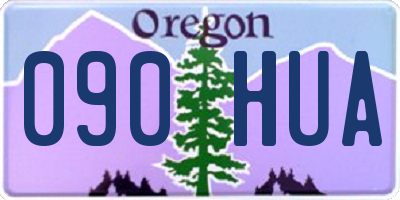 OR license plate 090HUA