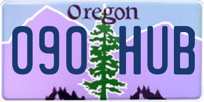OR license plate 090HUB