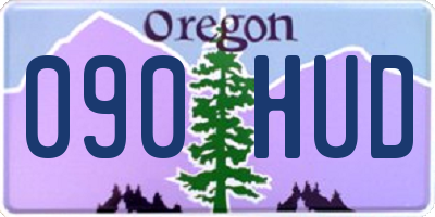 OR license plate 090HUD