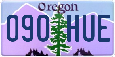 OR license plate 090HUE