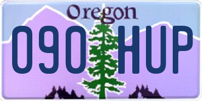 OR license plate 090HUP