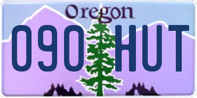 OR license plate 090HUT