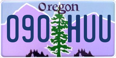 OR license plate 090HUU