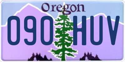 OR license plate 090HUV