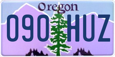 OR license plate 090HUZ