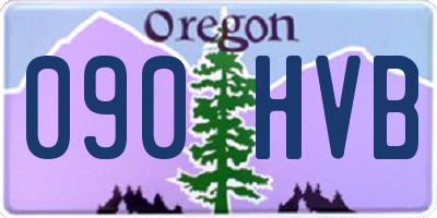OR license plate 090HVB