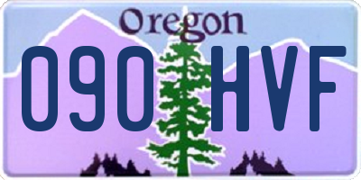 OR license plate 090HVF