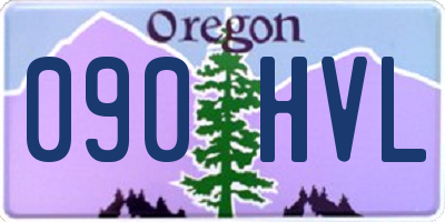OR license plate 090HVL