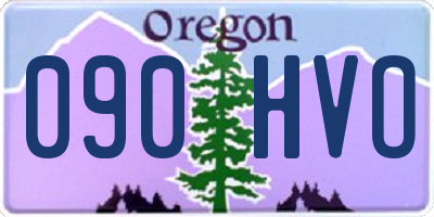 OR license plate 090HVO