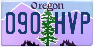 OR license plate 090HVP