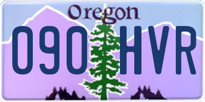 OR license plate 090HVR