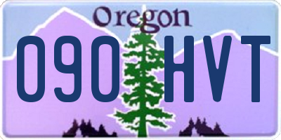 OR license plate 090HVT