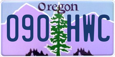 OR license plate 090HWC