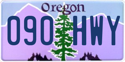 OR license plate 090HWY