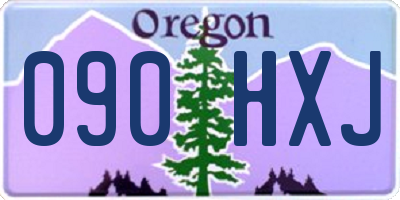 OR license plate 090HXJ