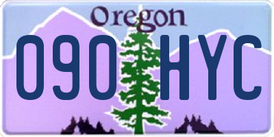 OR license plate 090HYC