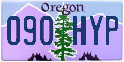 OR license plate 090HYP