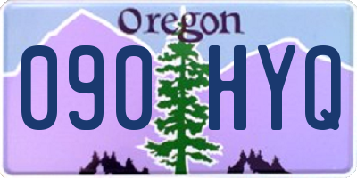 OR license plate 090HYQ