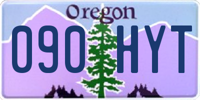 OR license plate 090HYT