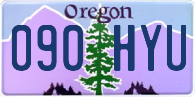 OR license plate 090HYU