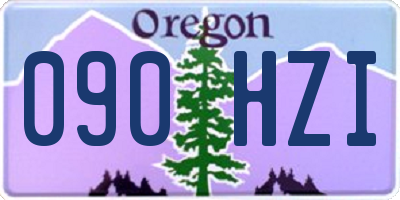 OR license plate 090HZI