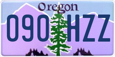OR license plate 090HZZ