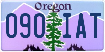 OR license plate 090IAT