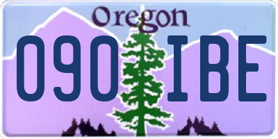 OR license plate 090IBE