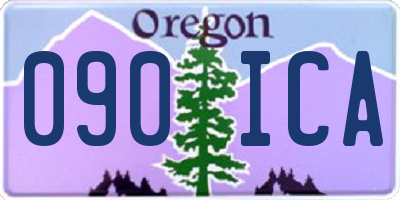 OR license plate 090ICA