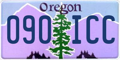 OR license plate 090ICC