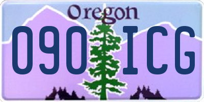 OR license plate 090ICG
