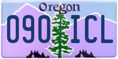 OR license plate 090ICL