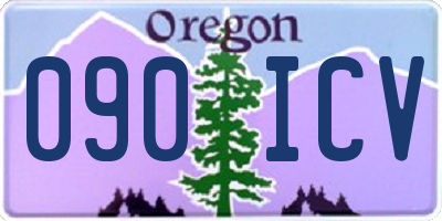 OR license plate 090ICV
