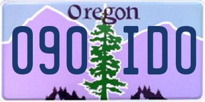 OR license plate 090IDO