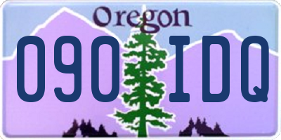 OR license plate 090IDQ