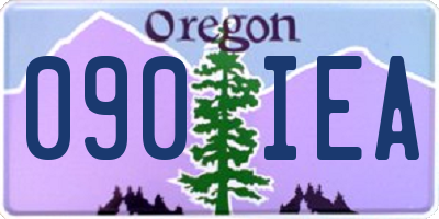 OR license plate 090IEA