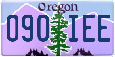 OR license plate 090IEE