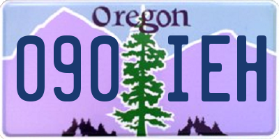 OR license plate 090IEH
