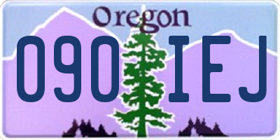 OR license plate 090IEJ
