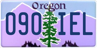 OR license plate 090IEL