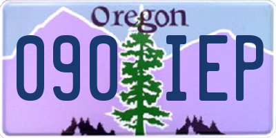 OR license plate 090IEP