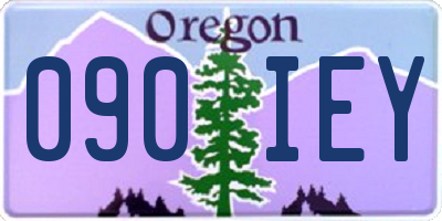 OR license plate 090IEY