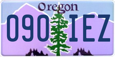 OR license plate 090IEZ