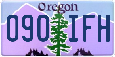 OR license plate 090IFH