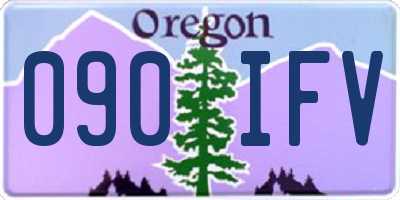 OR license plate 090IFV
