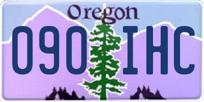 OR license plate 090IHC